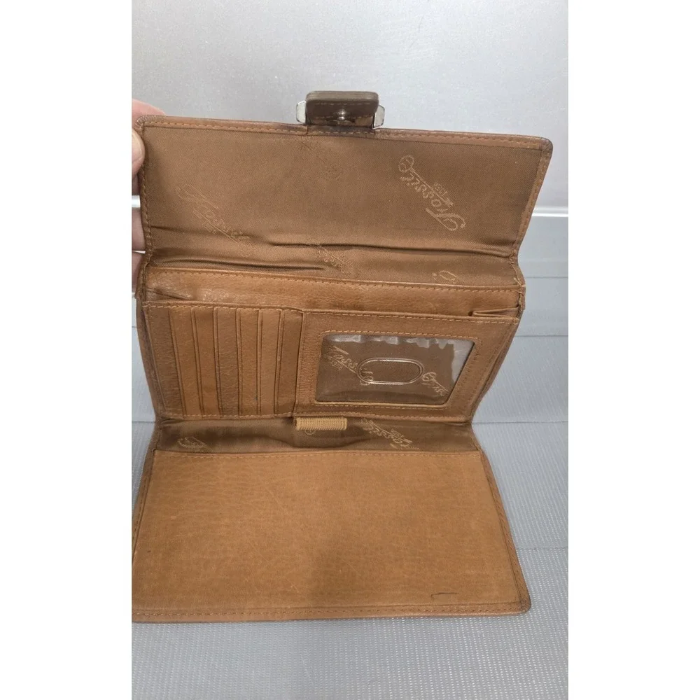 Fossil Small Brown Distressed Leather Wallet